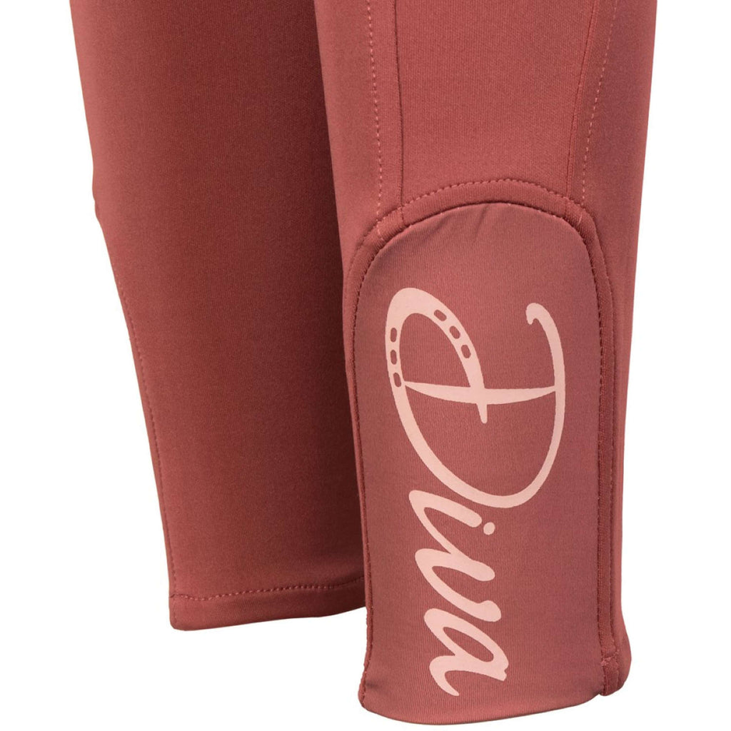Harry's Horse Legging de Equitación Equitights Diva Mauvewood Full Grip Mauvewood