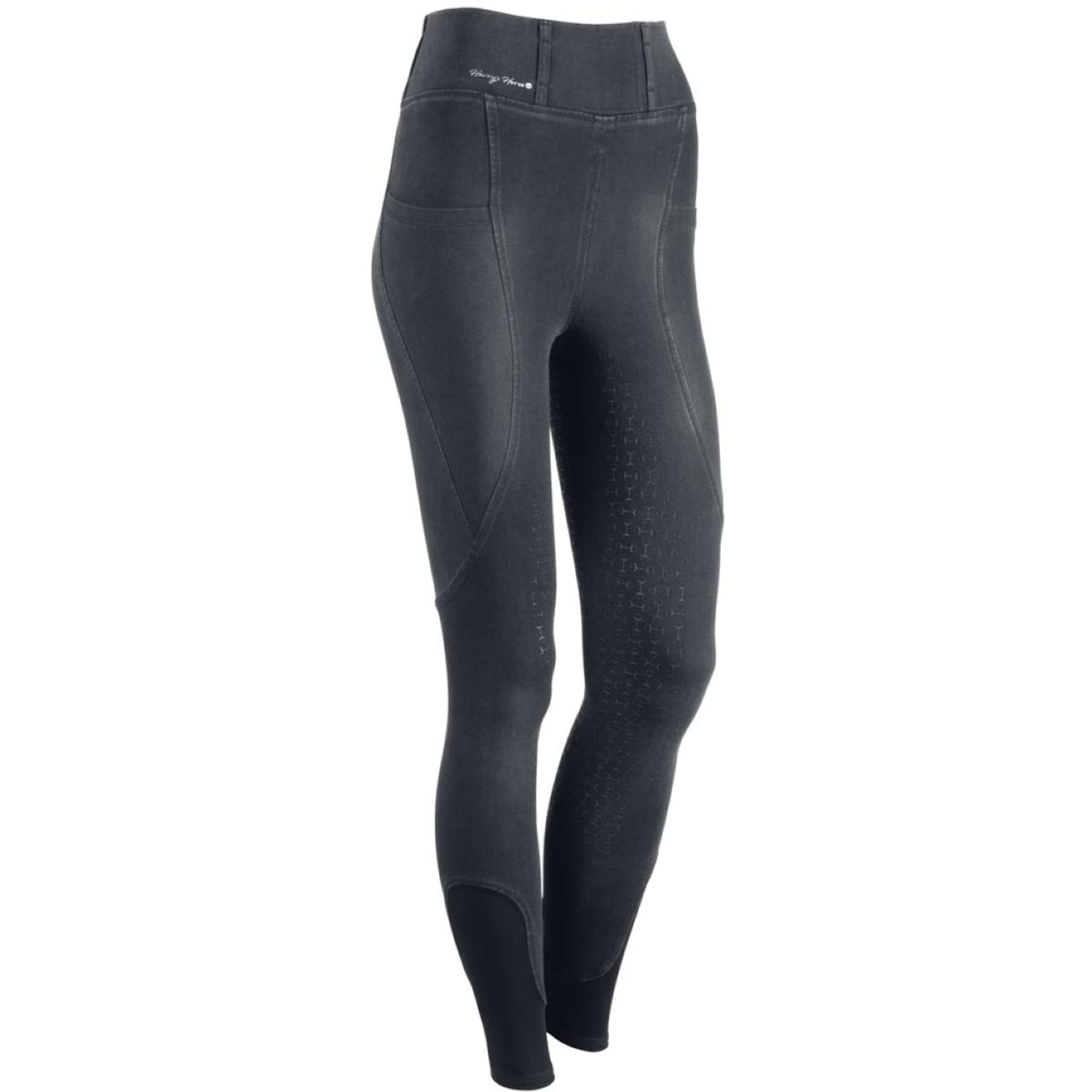 Harry's Horse Legging de Equitación Trendy Full Grip Black Sand