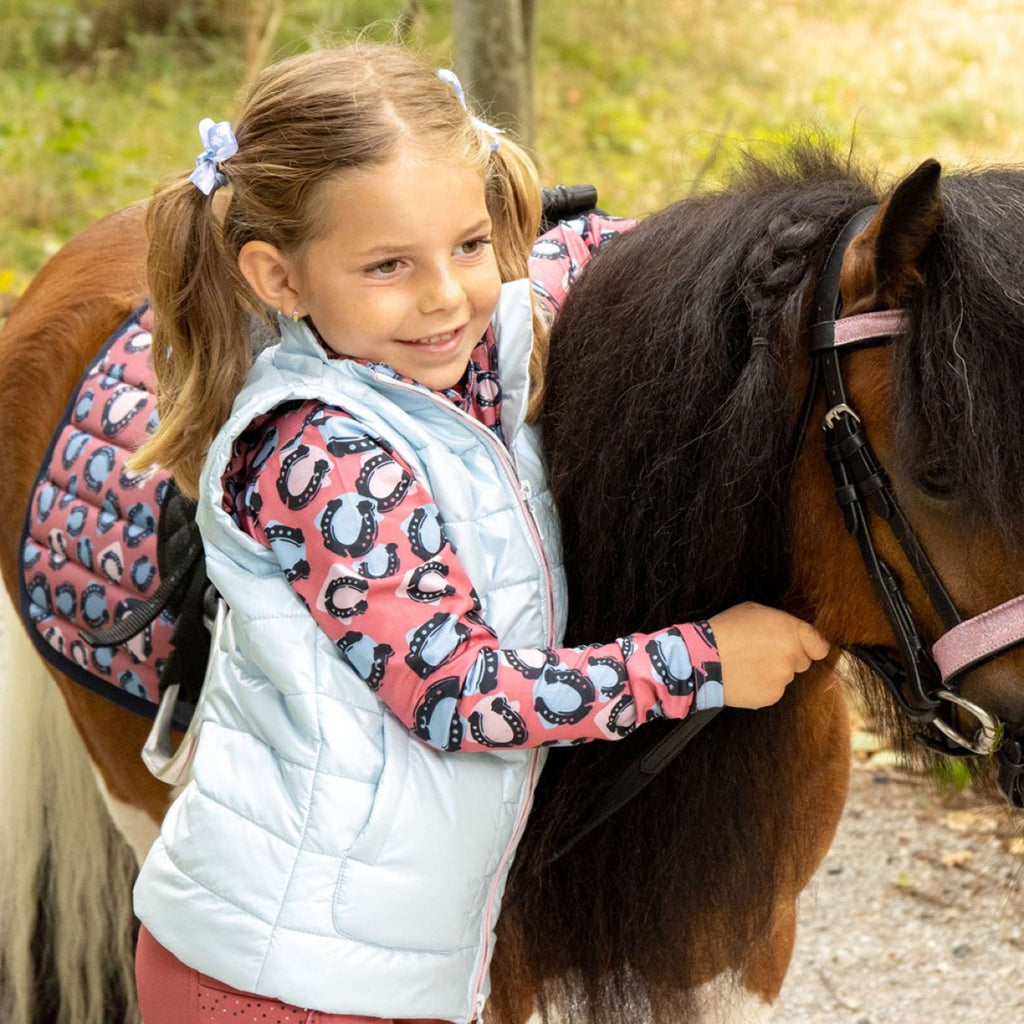 Harry's Horse Chaleco Diva Mauvewood Faded-Denim