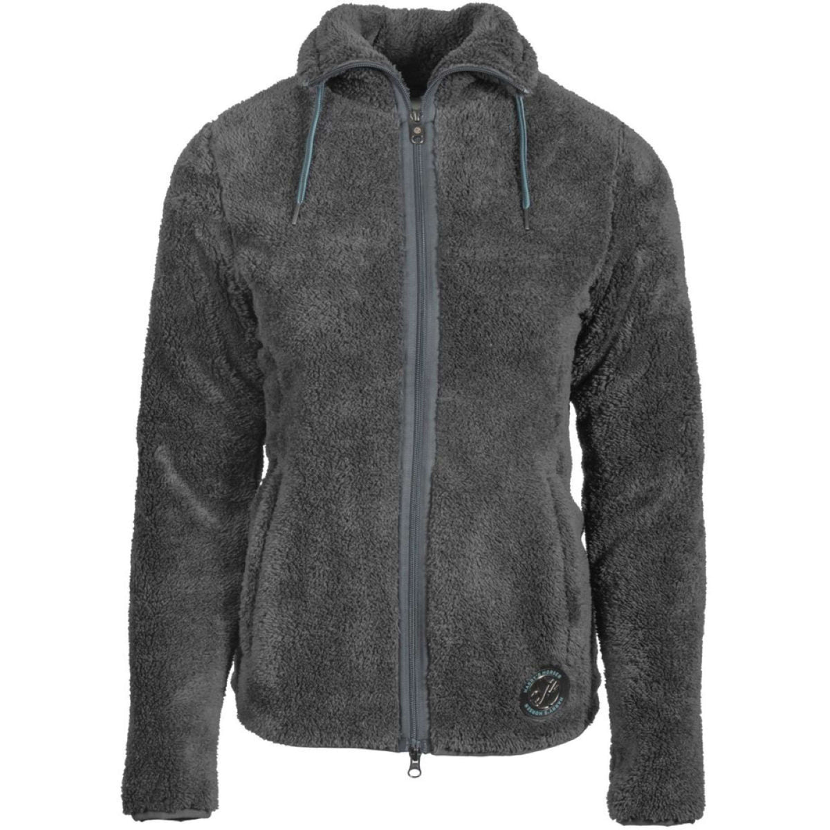 Harry's Horse Sudadera con capucha y cremallera Trendy Black Sand