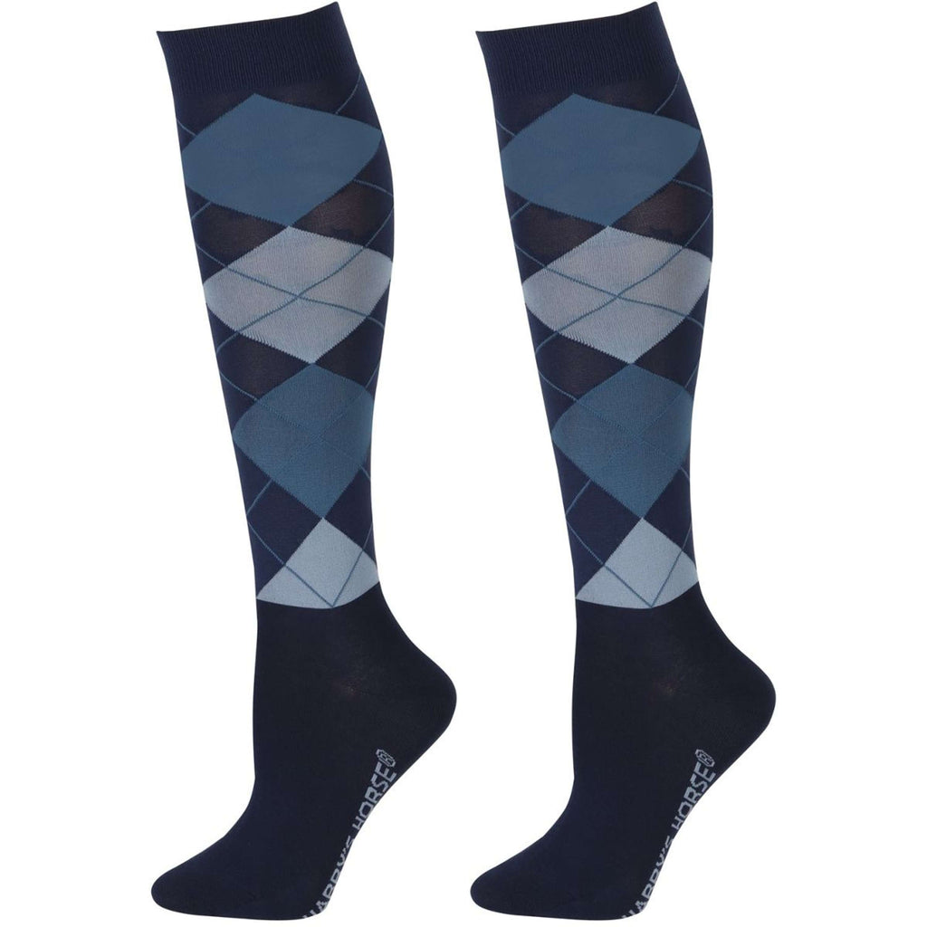 Harry's Horse Calcetines de Equitación Arygle Navy