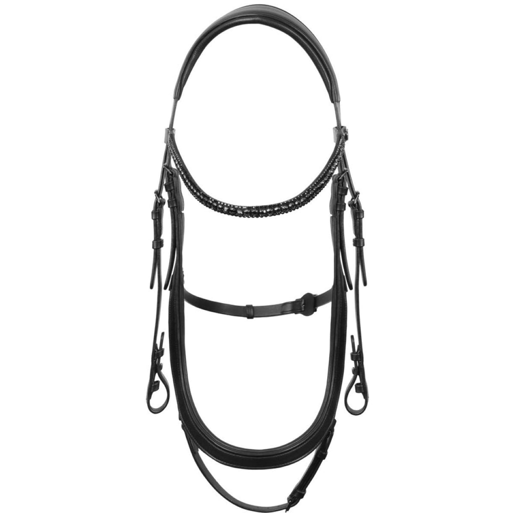 Harry's Horse Brida Anatomic Black Crystal Negro