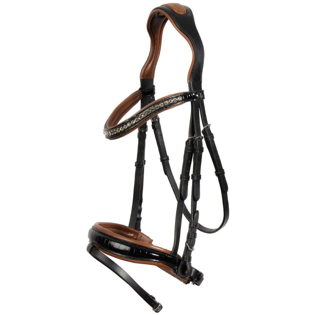 Harry's Horse Brida Black Cognac Negro