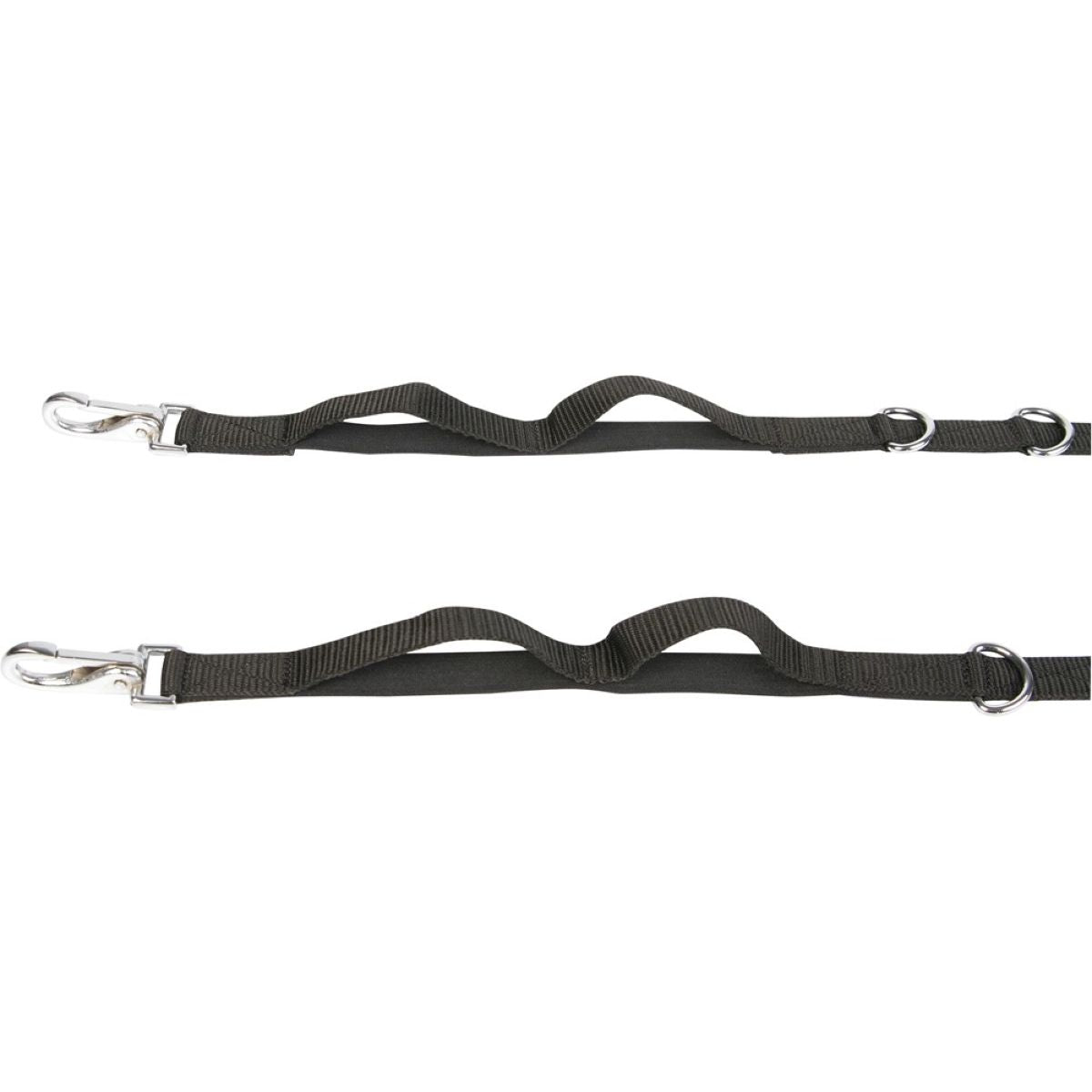 Harry's Horse Rienda fija Ajustable con Elástico Negro