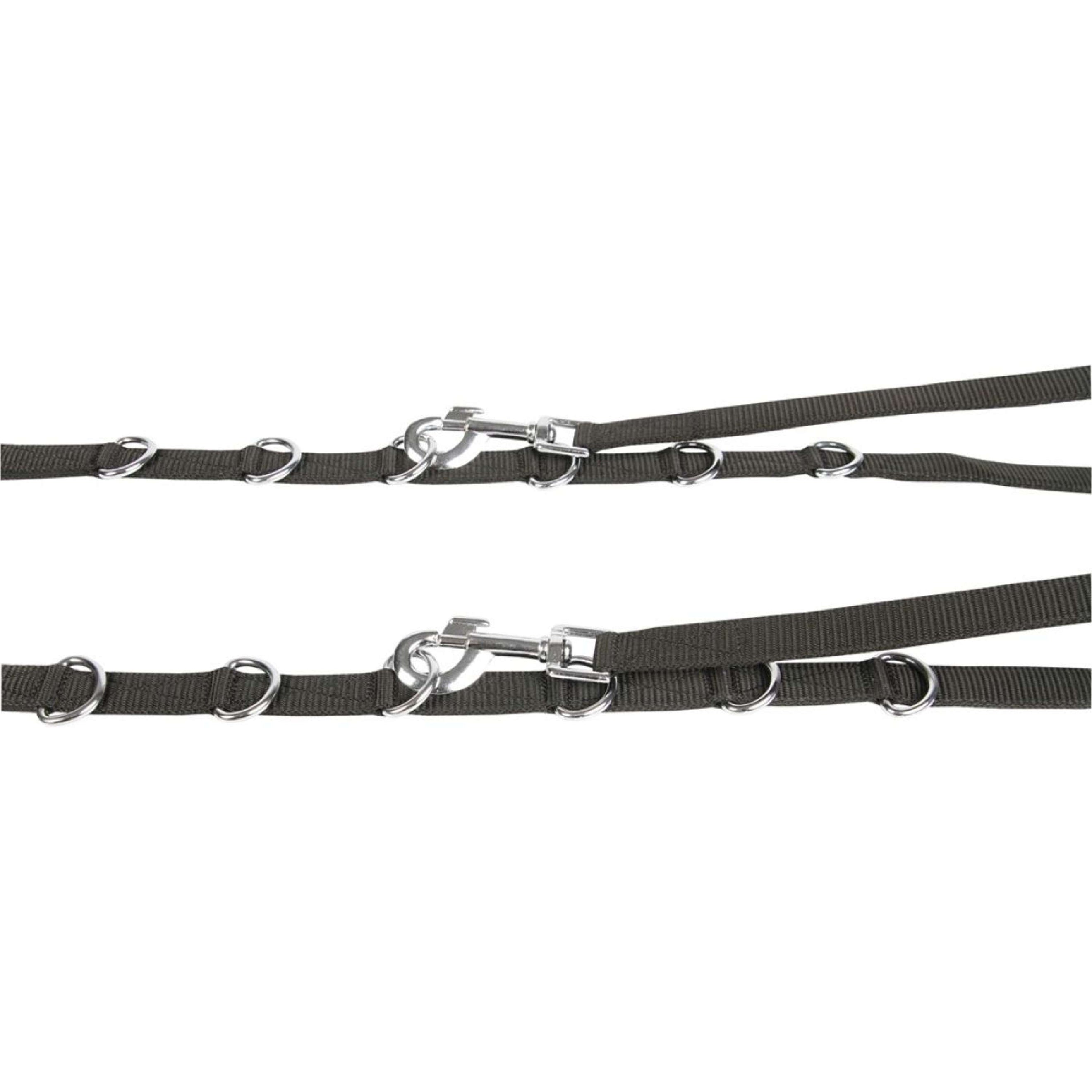 Harry's Horse Rienda fija Ajustable con Elástico Negro
