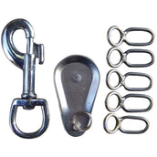 Harry's Horse Juego de Riendas de Repuesto Negro