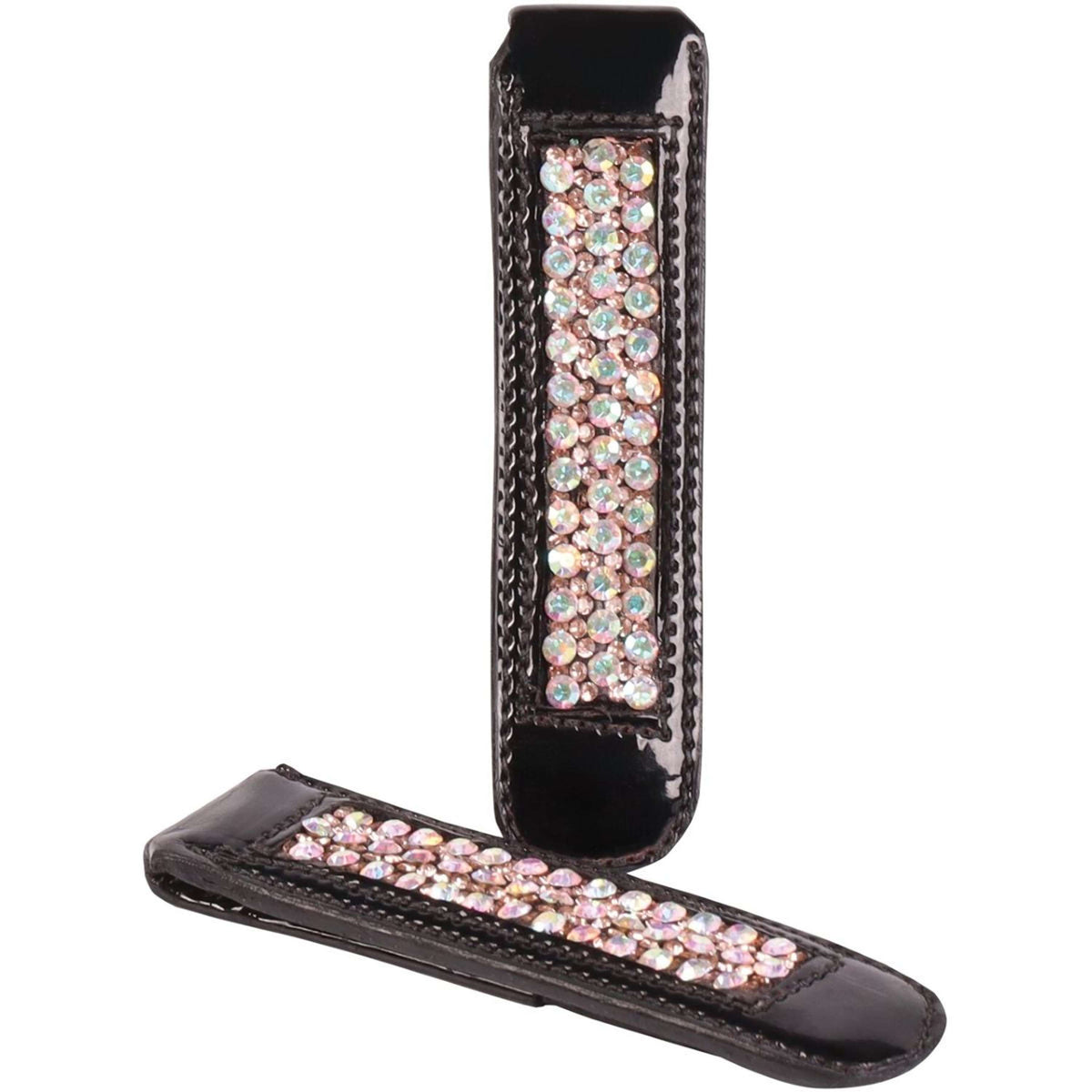 Harry's Horse Clips para Botas Crystal Negro/Oro rosa