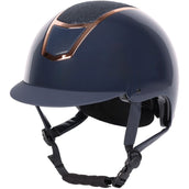 Harry's Horse Casco de Seguridad Matterhorn Sparkle Navy/Rosegold