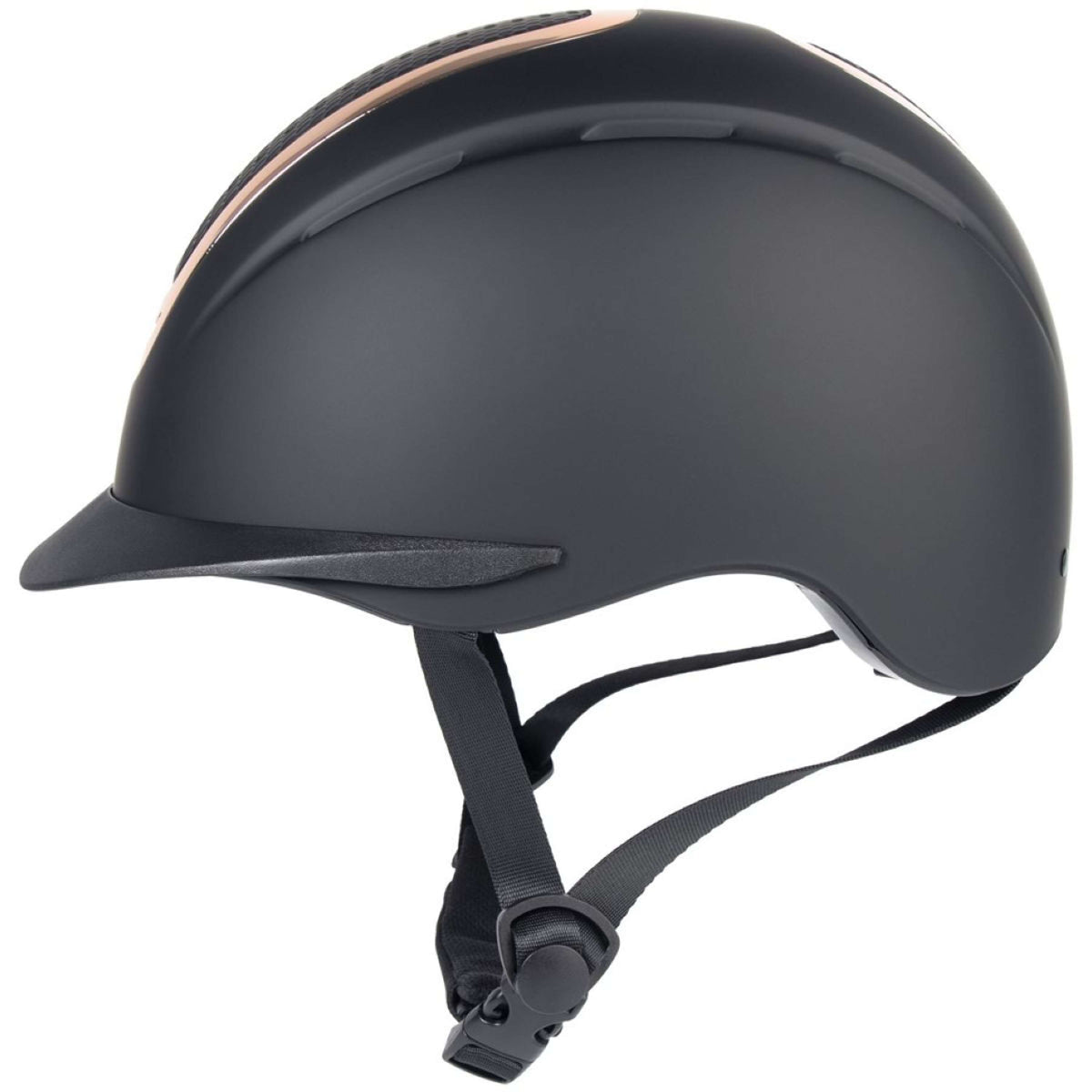 Harry's Horse Casco Mont Denali II Negro/Oro Rosa