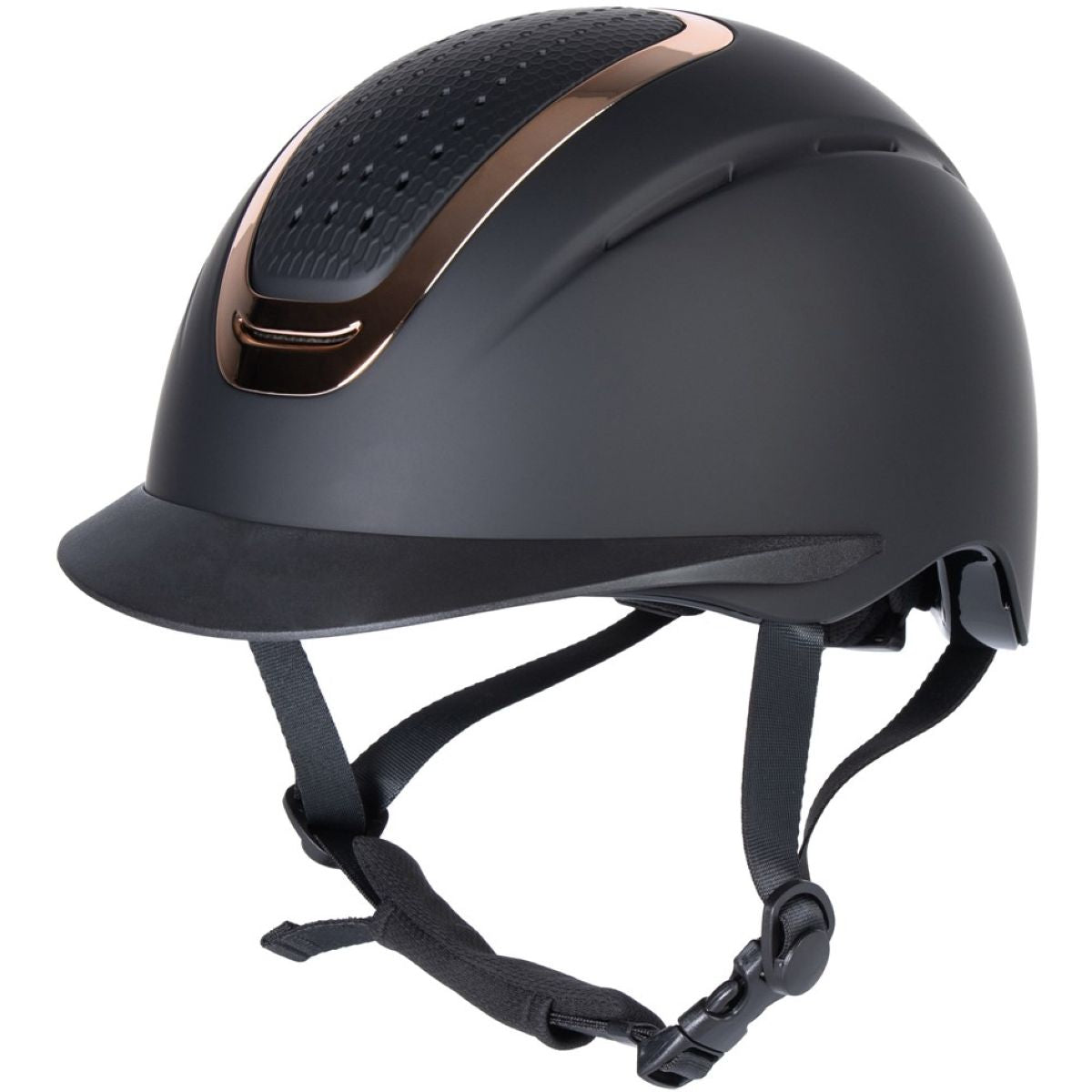 Harry's Horse Casco Mont Denali II Negro/Oro Rosa