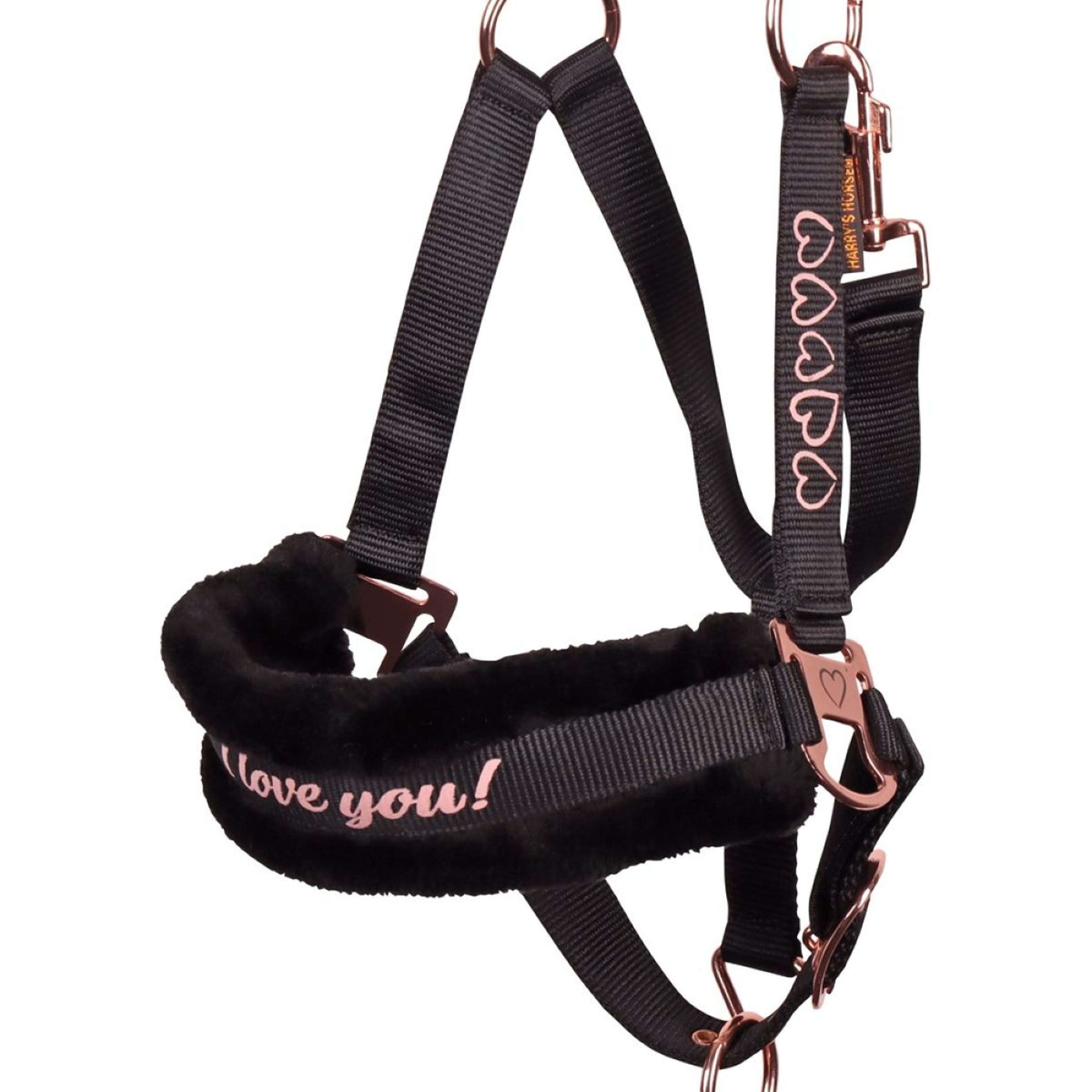 Harry's Horse Juego de Cabestro Love Negro