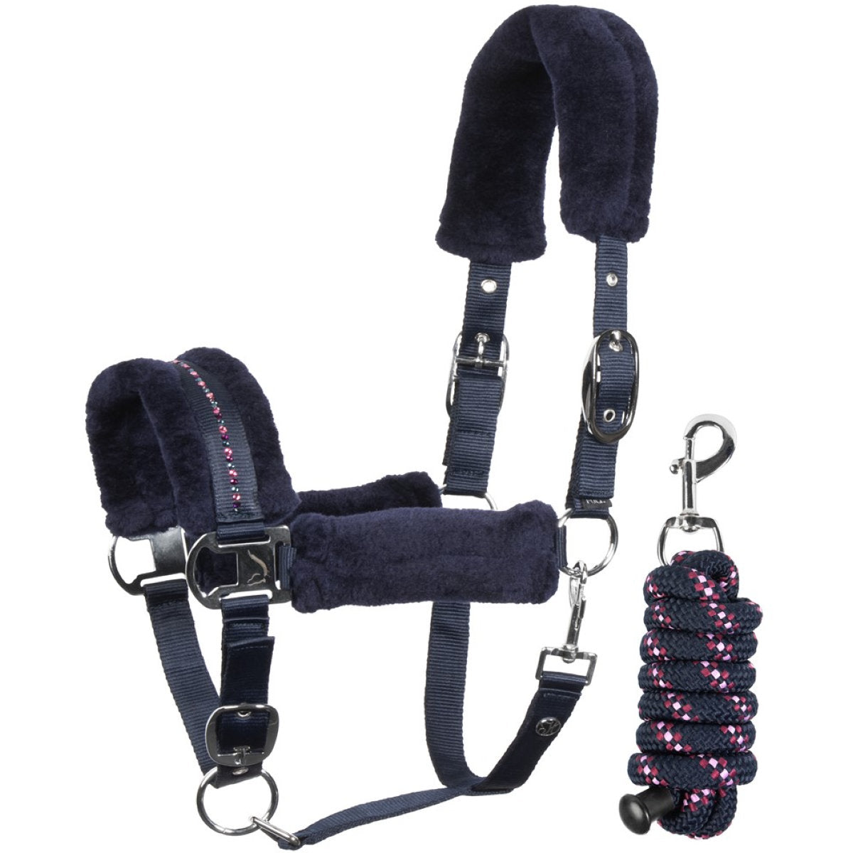 Harry's Horse Juego de Cabestro Denici Cavalli Purple Passion Crystal Peacoat