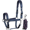 Harry's Horse Juego de Cabestro Denici Cavalli Purple Passion Satin Peacoat