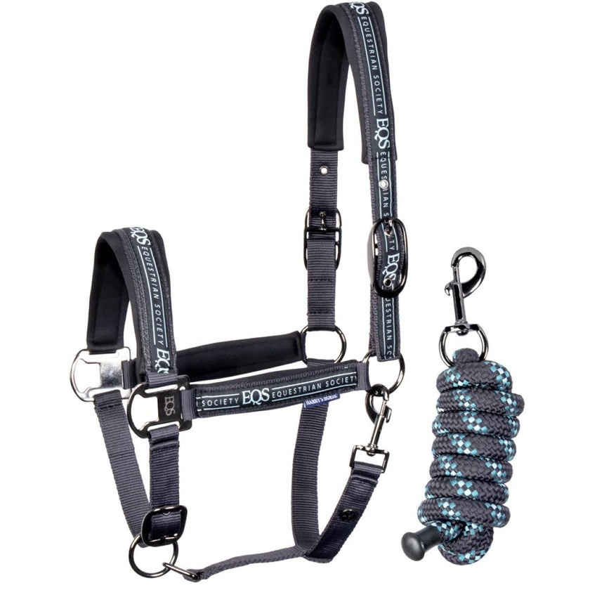 Harry's Horse Juego de Cabestro Equestrian Society Black Sand