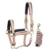 Harry's Horse Juego de Cabestro Crystal Taupe Grey