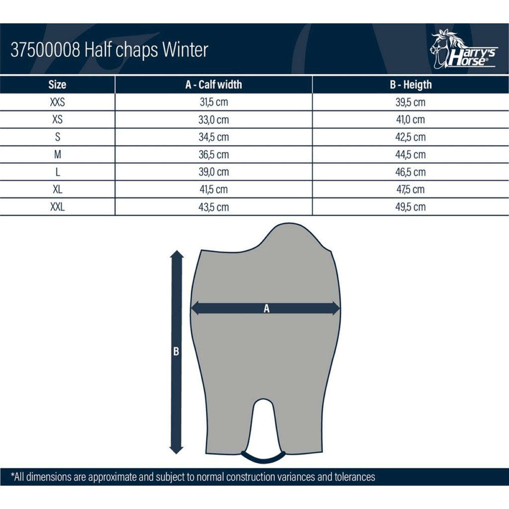 Harry's Horse Minichaps Winter Negro