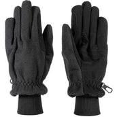 Harry's Horse Guantes de Equitación Fleece Waterproof Hipora Negro