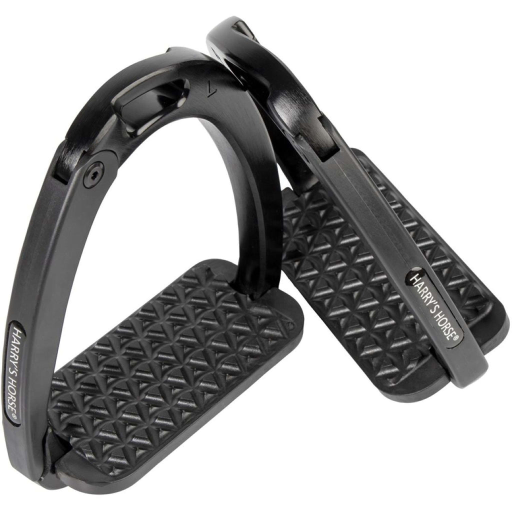 Harry's Horse Estribos de seguridad Safe Release acero inoxidable