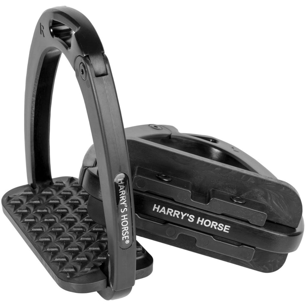 Harry's Horse Estribos de seguridad Safe Release acero inoxidable