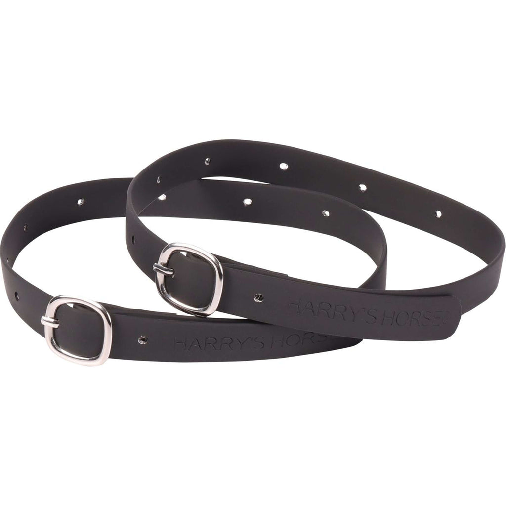 Harry's Horse Correas para espuelas Easy Care Negro