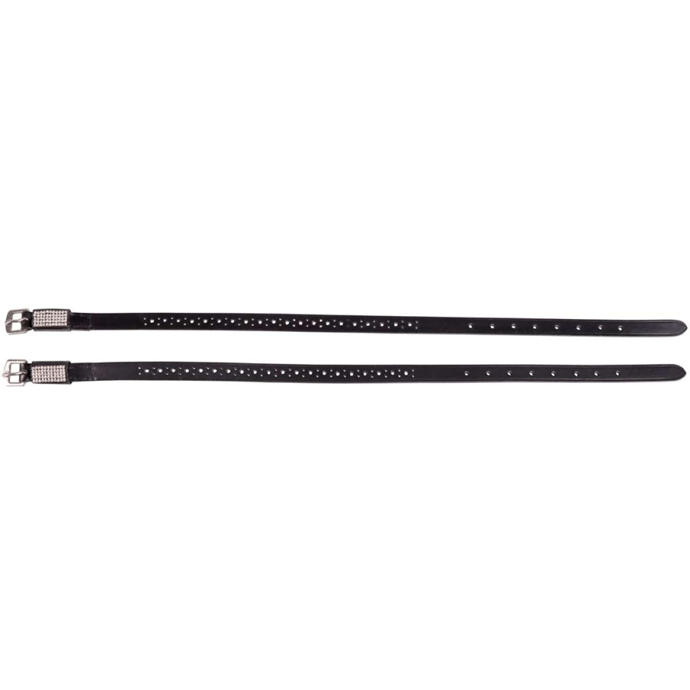 Harry's Horse Correas para espuelas Broque Negro/Plata Harry's Horse Correas para espuelas Broque Negro/Plata