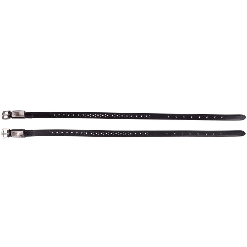 Harry's Horse Correas para espuelas Broque Negro/Plata