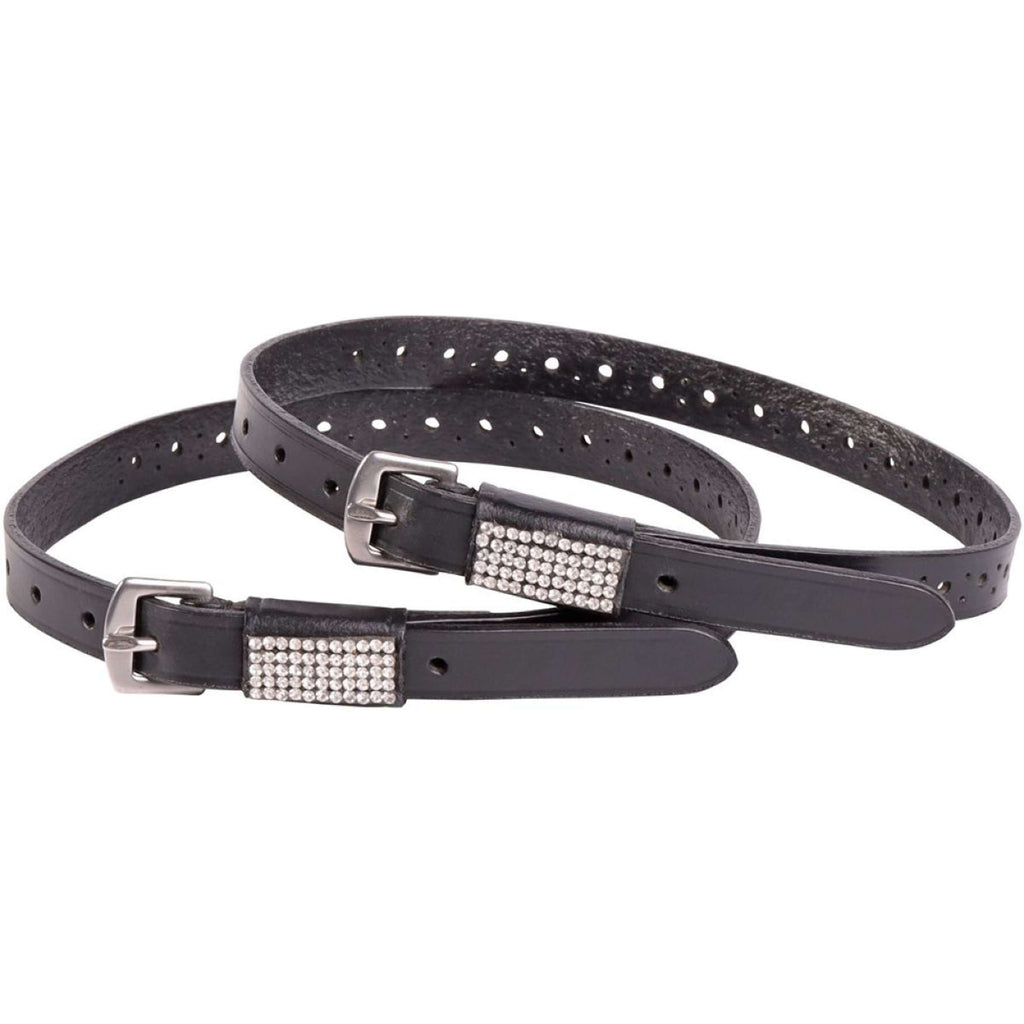 Harry's Horse Correas para espuelas Broque Negro/Plata