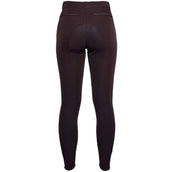 HKM Pantalón de Equitación Rosegold Glamour Full Grip Marron/Oro Rosa