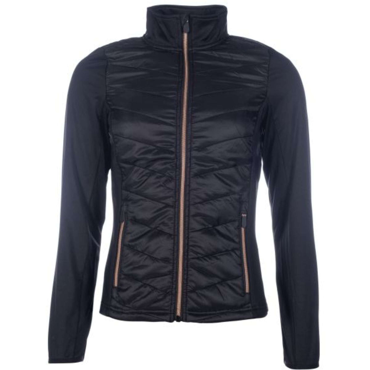 HKM Chaqueta Prag Nylon Negro/Oro rosa