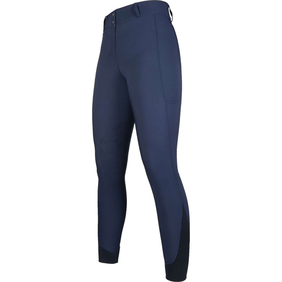 HKM Pantalones Comfort Flo Knie Grip Azul oscuro