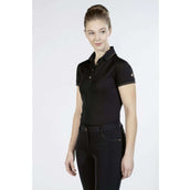 HKM Poloshirt Rosegold Glamour Negro/Oro rosa