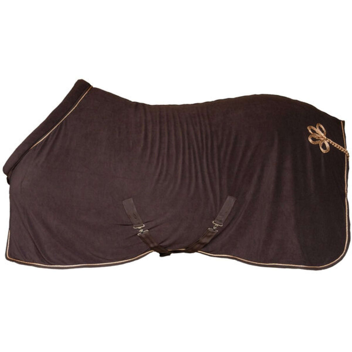 HKM Manta para el sudor Rosegold Glamour Marron/Oro Rosa