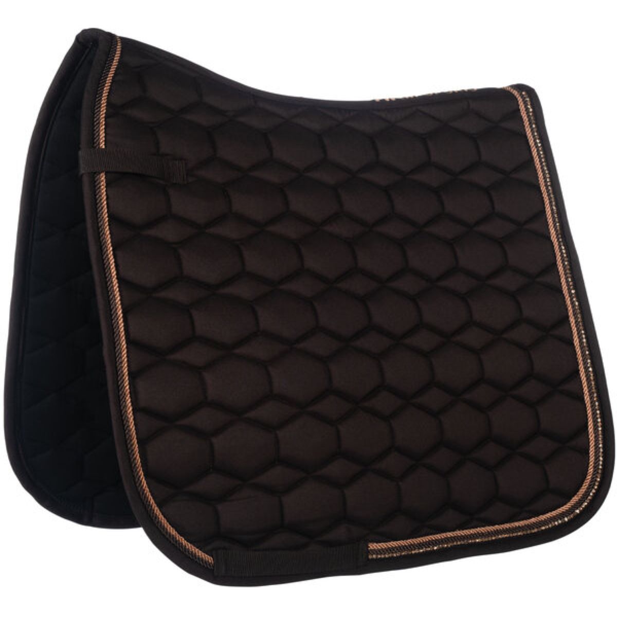 HKM Mantilla Rosegold Glamour Doma clásica Marron/Oro Rosa