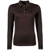 HKM Poloshirt Rosegold Glamour Longsleeve Marron/Oro Rosa