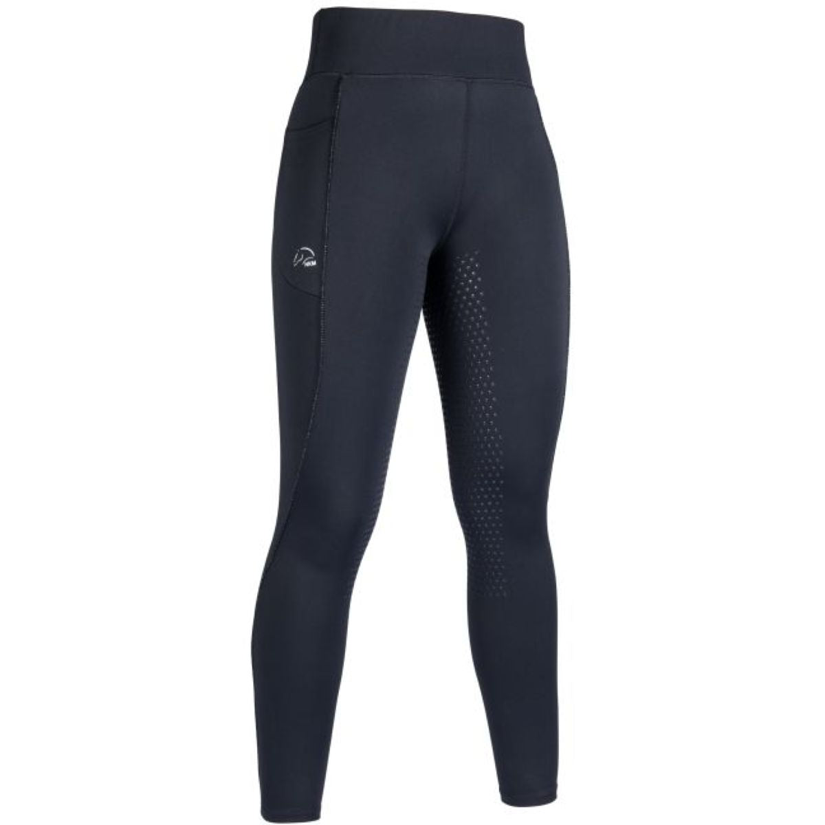 HKM Legging de Equitación Alice Full Grip Negro