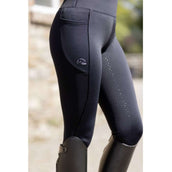 HKM Legging de Equitación Alice Full Grip Negro