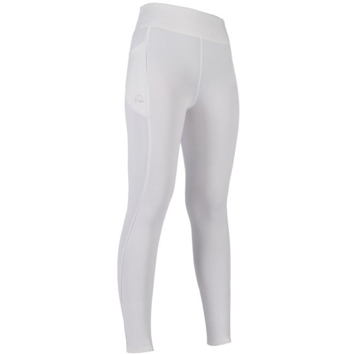 HKM Legging de Equitación Alice Kids Full Grip Blanco