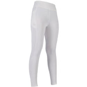 HKM Legging de Equitación Alice Kids Full Grip Blanco