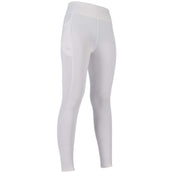 HKM Legging de Equitación Alice Kids Full Grip Blanco