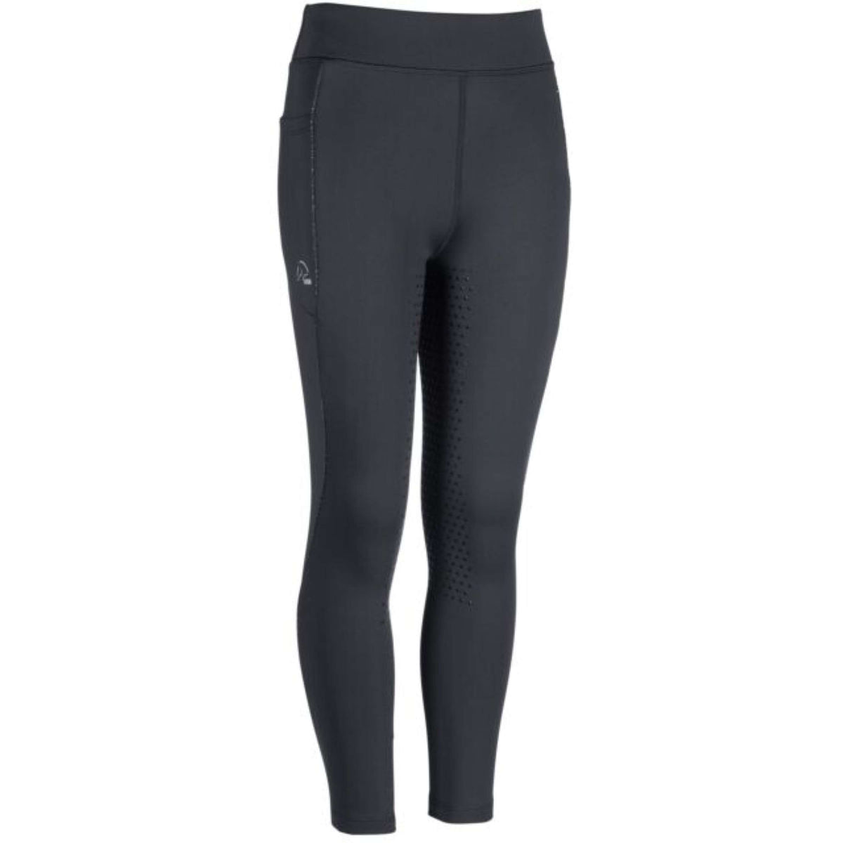 HKM Legging de Equitación Alice Kids Full Grip Negro