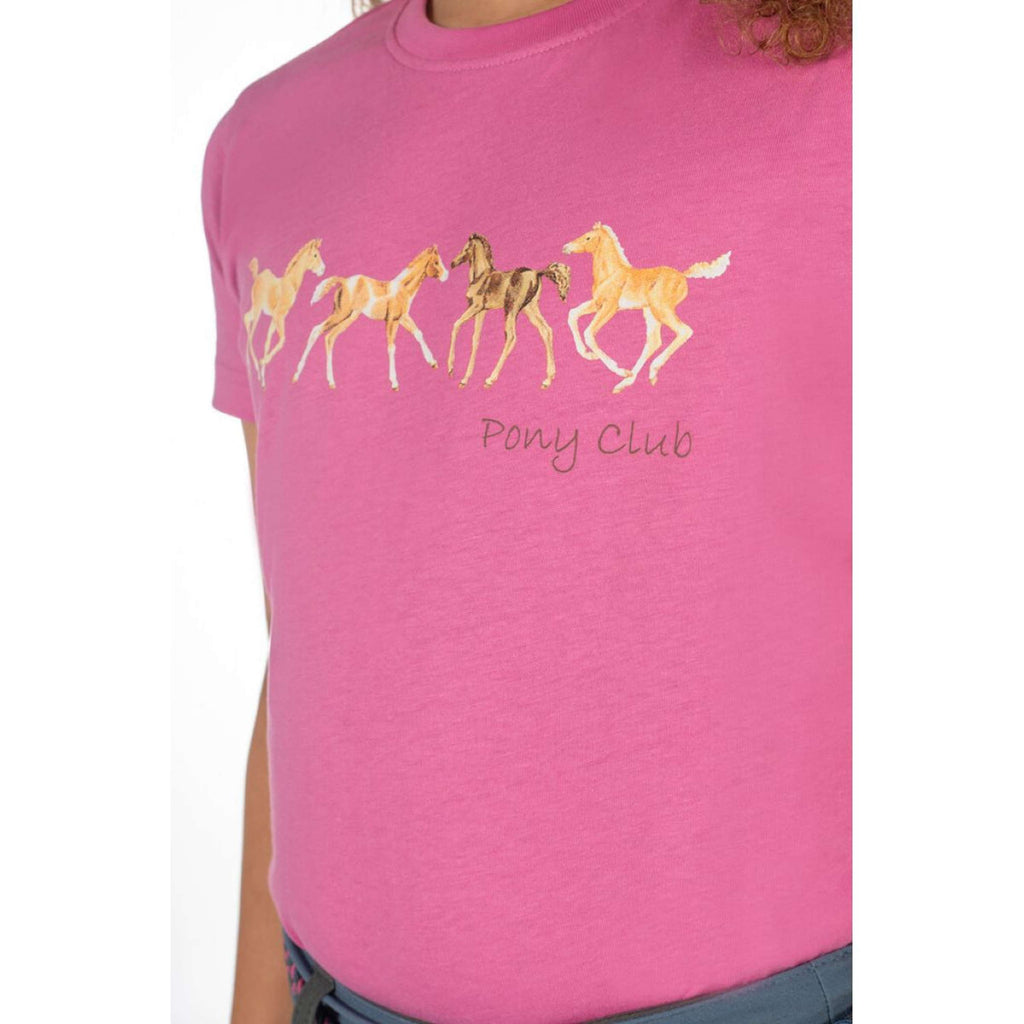 HKM Camiseta Pony Club Rosa