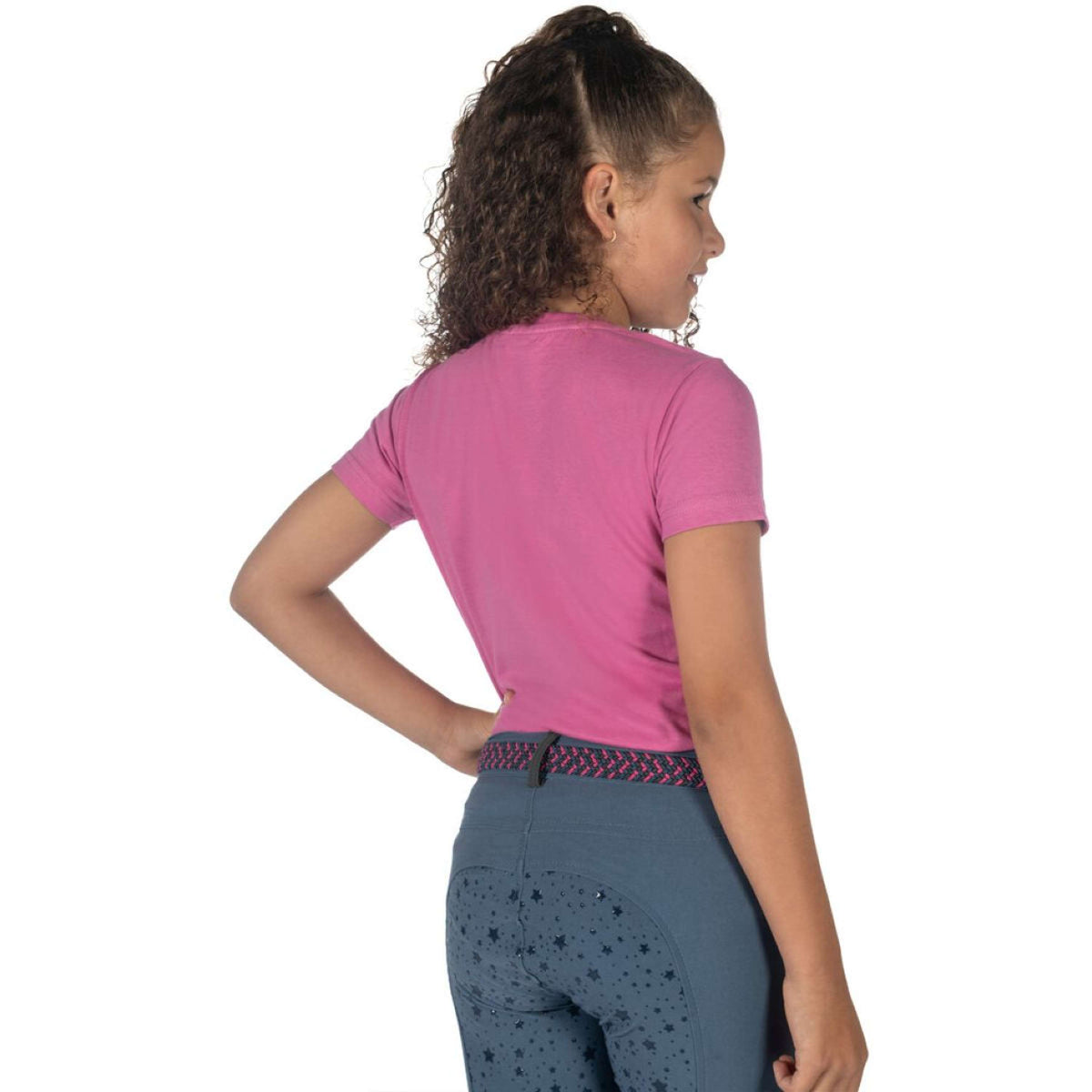 HKM T-Shirt Pony Club Rosa