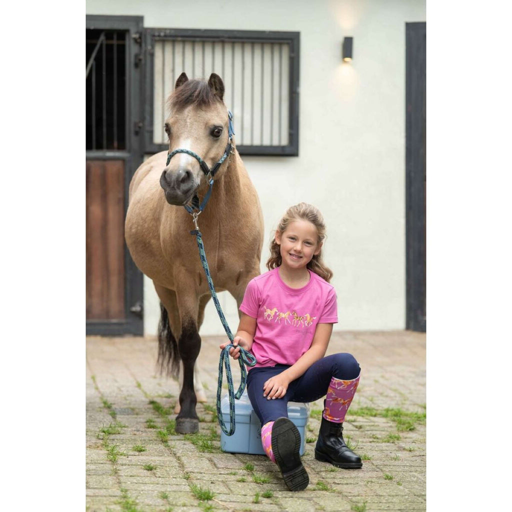 HKM Camiseta Pony Club Rosa