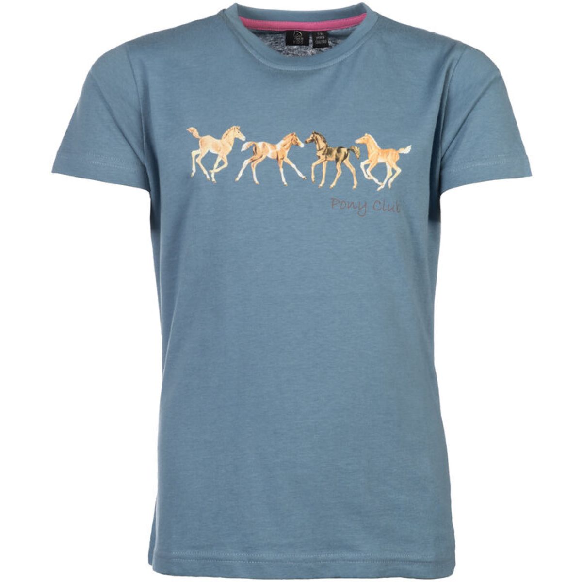 HKM T-Shirt Pony Club Azul Humo