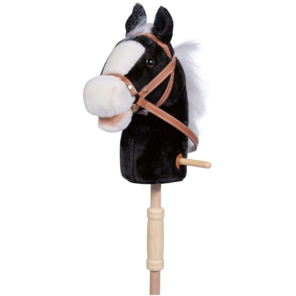 HKM Caballo de juguete Bella Negro
