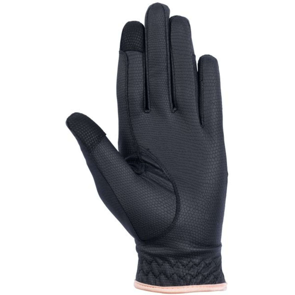 HKM Guantes Rosegold Glamour Negro