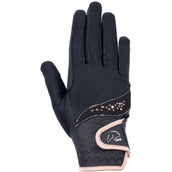 HKM Guantes Rosegold Glamour Negro