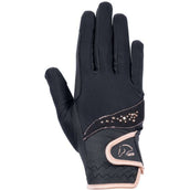 HKM Guantes Rosegold Glamour Negro