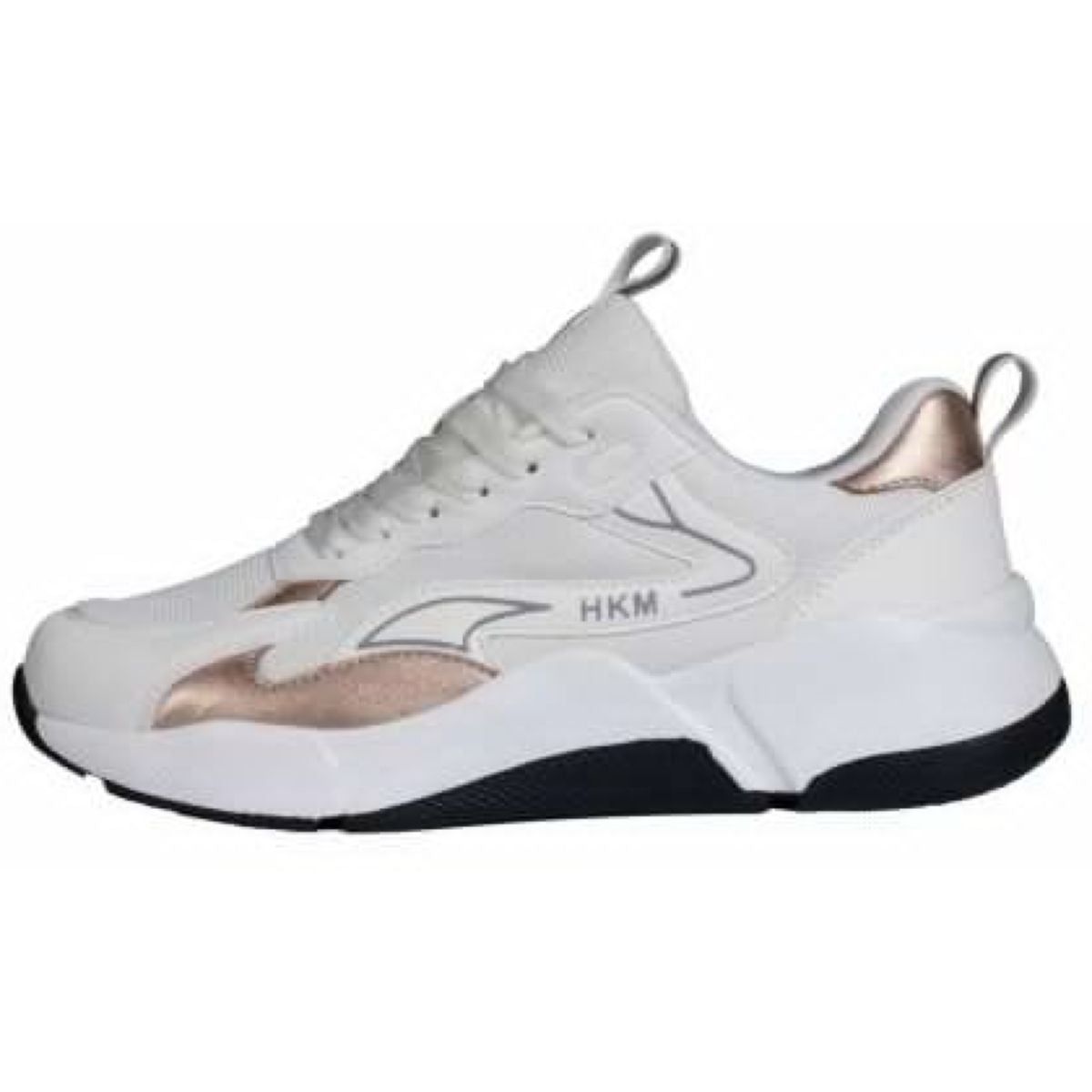HKM Zapatos Rosegold Glamour Blanco