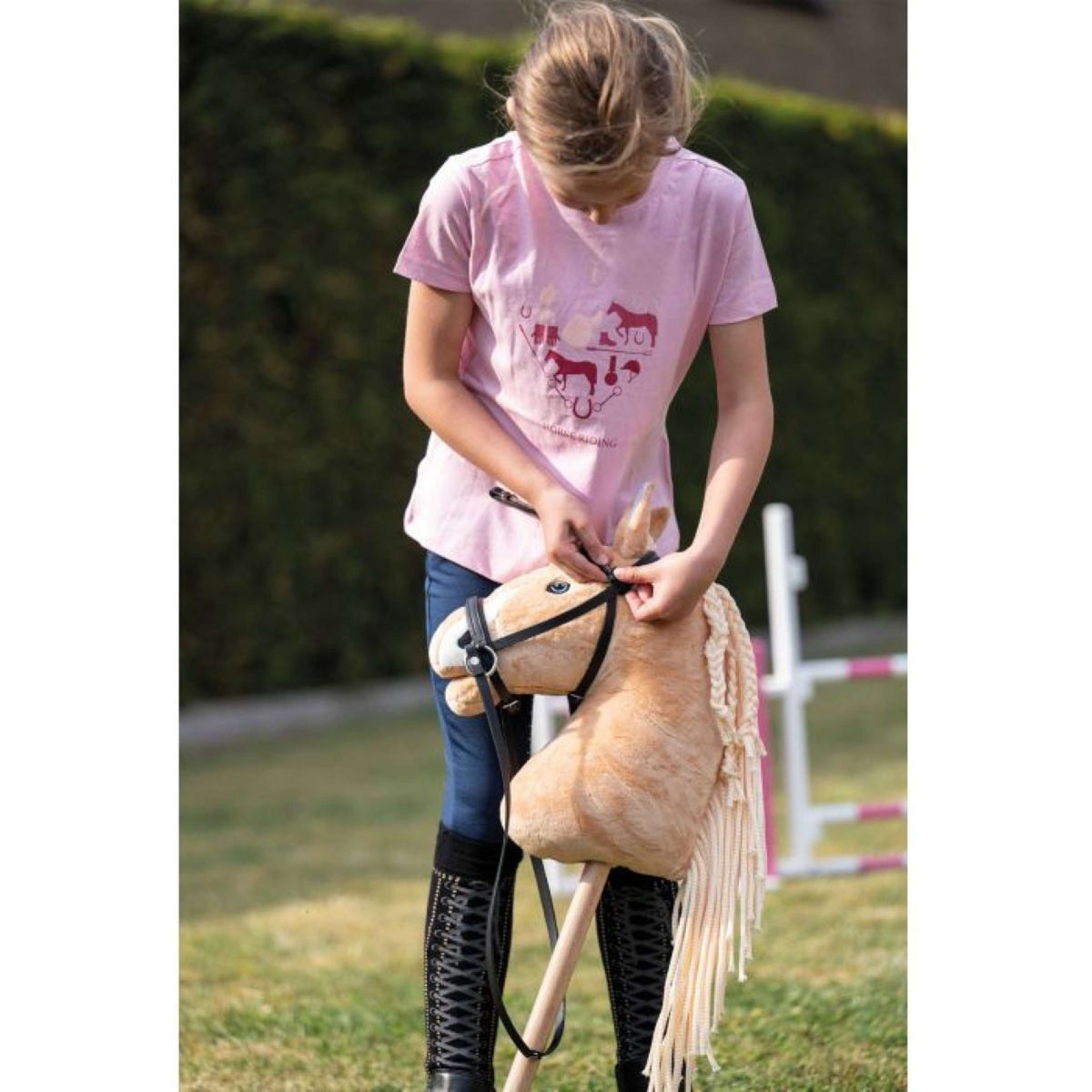 HKM Frontal Hobby Horsing Juego de 3 Flor